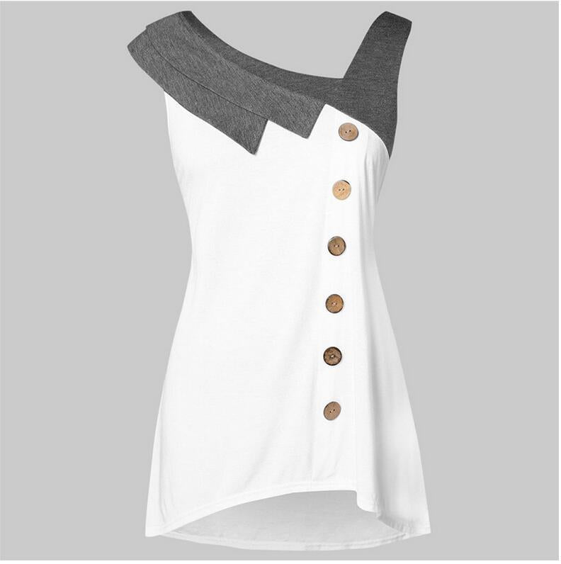 Shirt With Buttons Plus Size Vest