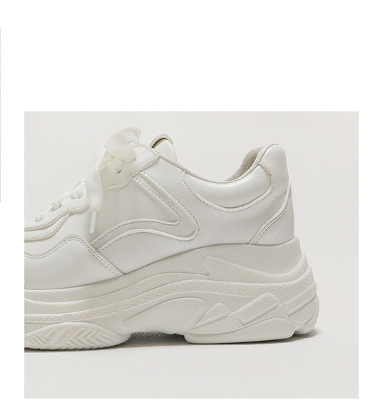 Breathable white shoes