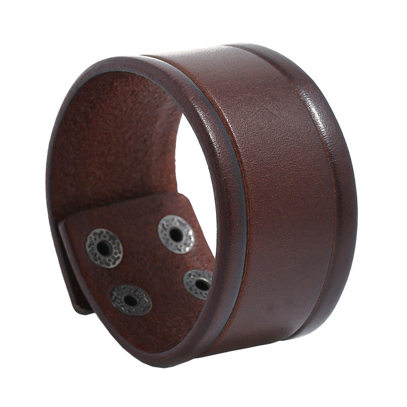 Men's Punk Leather Bracelet