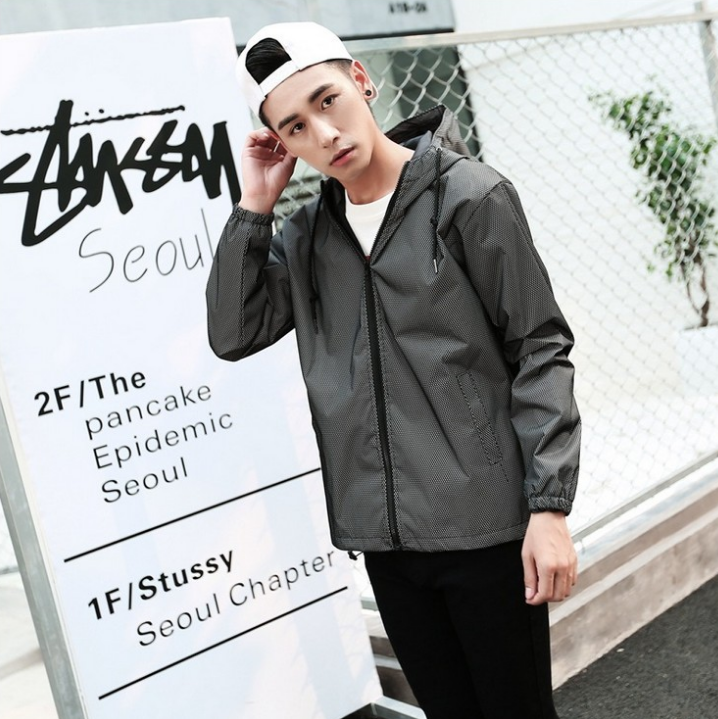 Reflective Jacket Hip Hop
