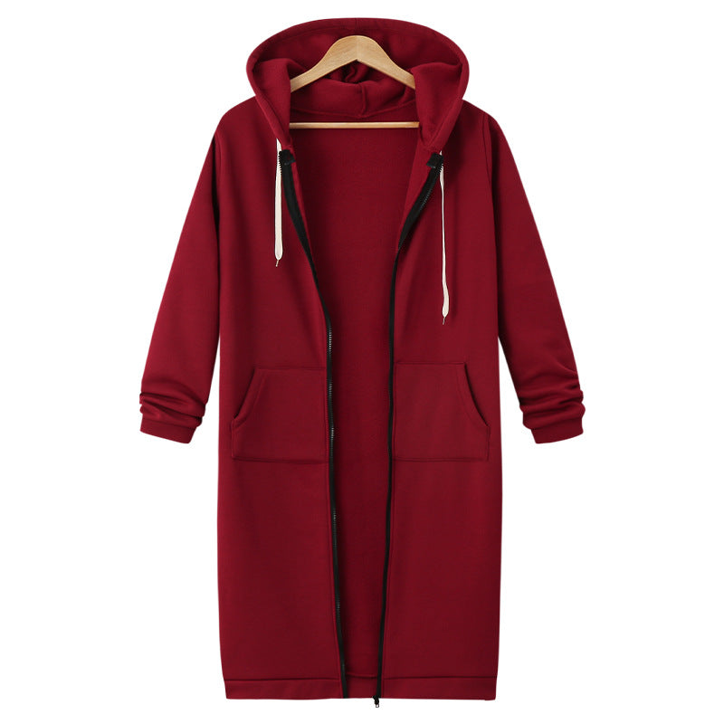 Sweater Fleece Long Jacket