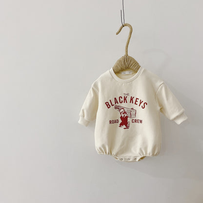 New Children's Letter Set Cotton Baby Top