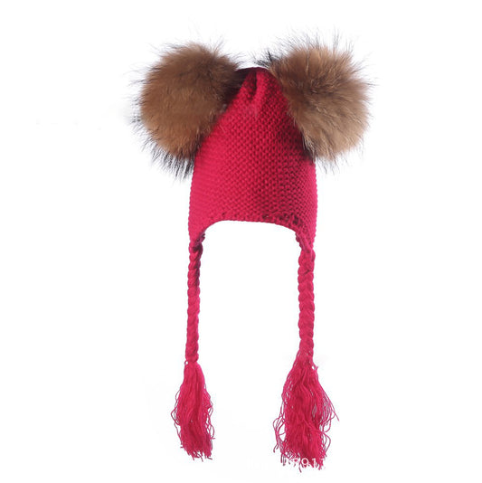 Baby Knitted Hat Keeps Warm