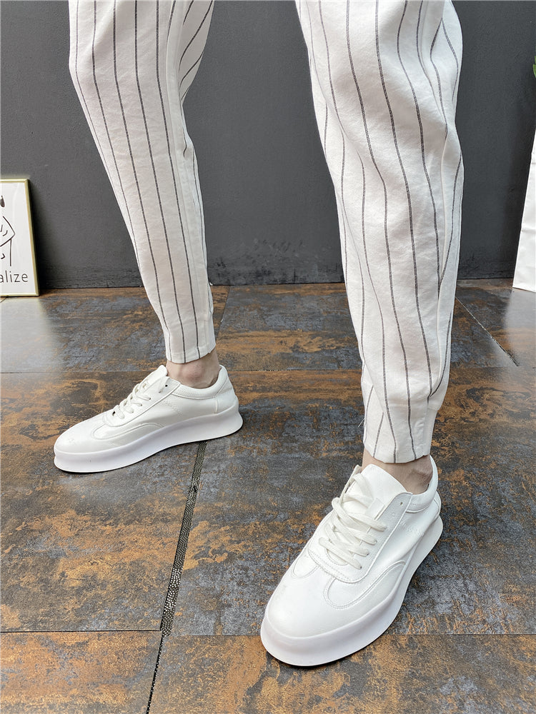 Spring And Summer Thin Men's Vertical Strip Small Foot Casual Pants