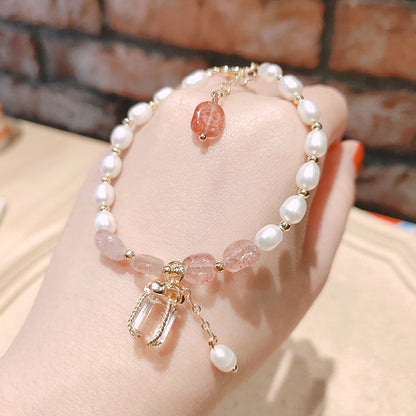Peach Blossom Baroque Pearl Bracelet
