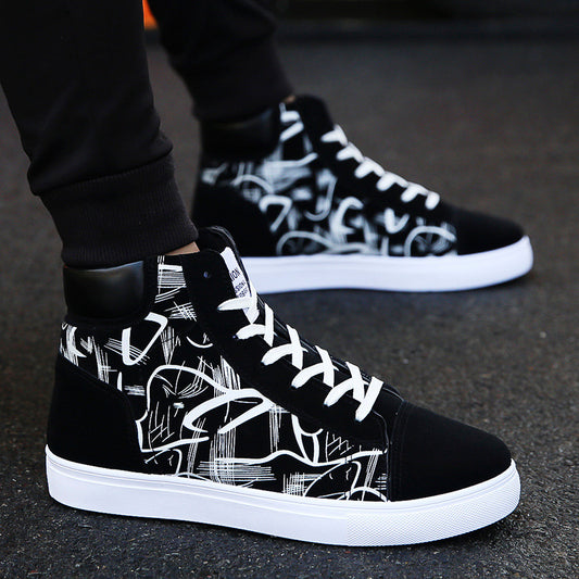 Spring high top shoes
