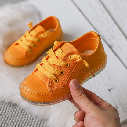 Casual Girls Boys Canvas Shoes Printed
