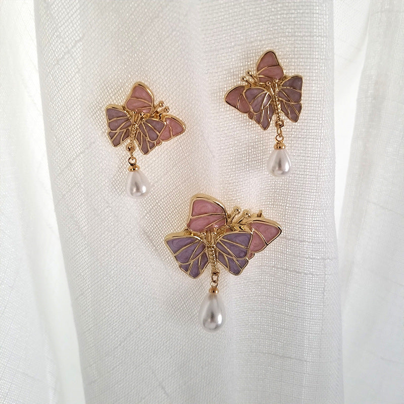 Female Silk Scarf Button