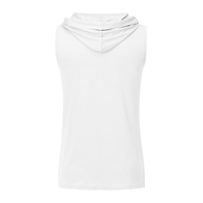 Men's sleeveless letter printed hand pocket
