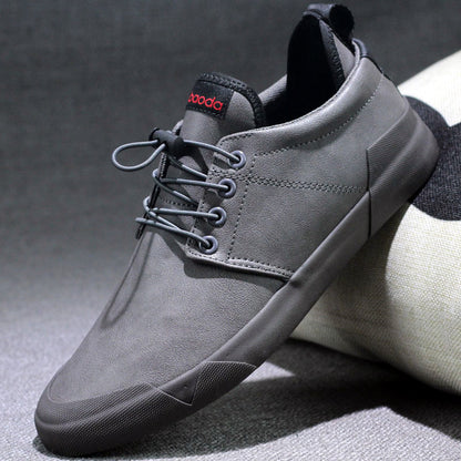 Fashion men shoes lace-up leather