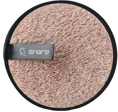 Clear water lazy makeup remover double-sided microfiber suede makeup remover puff