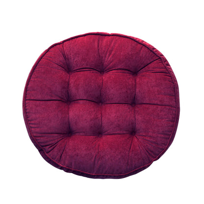 Corduroy solid color padded cushion