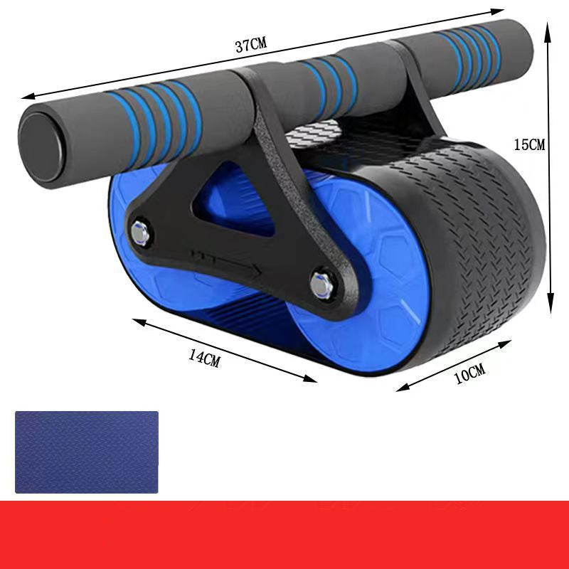 Products Double Wheel Abdominal Exerciser Women Men Automatic Rebound