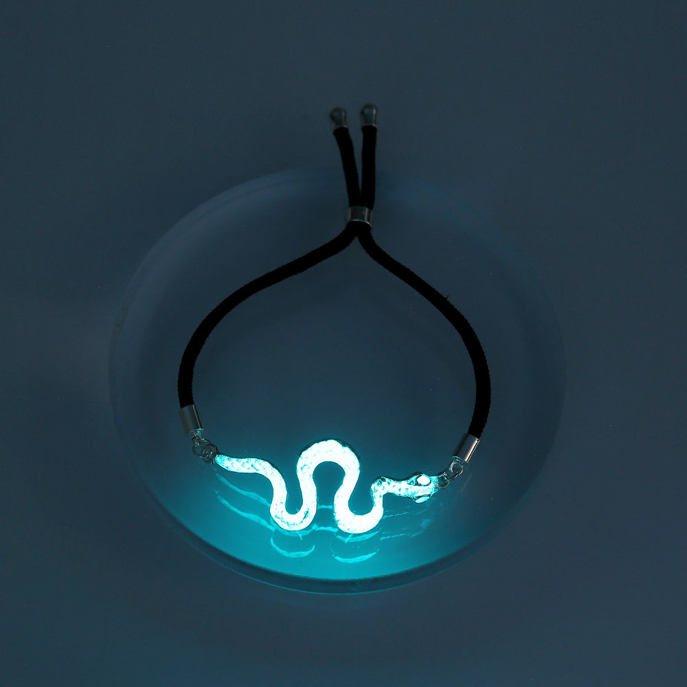 Silver Snake, glow-in-the-dark