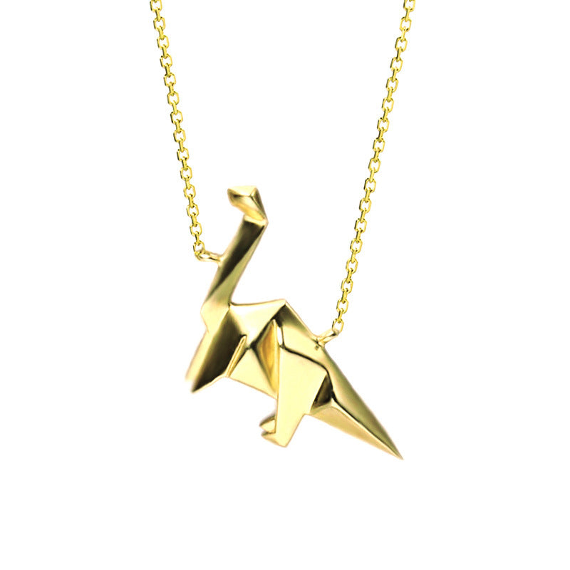 Lovely Sterling Silver Dinosaur Necklace