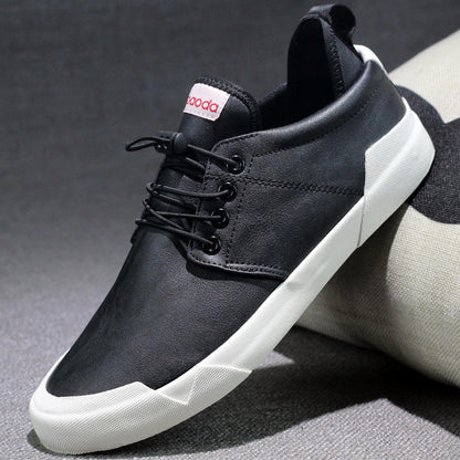 Fashion men shoes lace-up leather