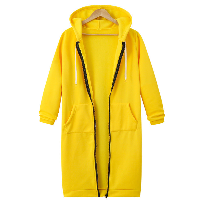 Sweater Fleece Long Jacket