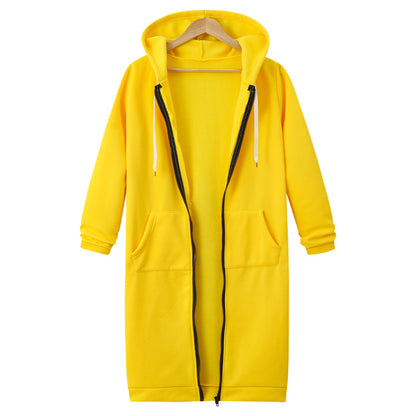 Sweater Fleece Long Jacket