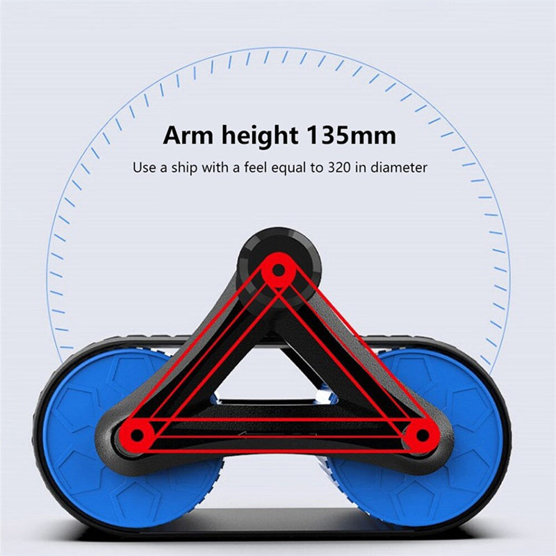 Products Double Wheel Abdominal Exerciser Women Men Automatic Rebound