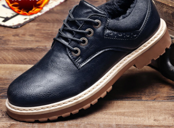 Male Youth Head Shoe Leather Shoes