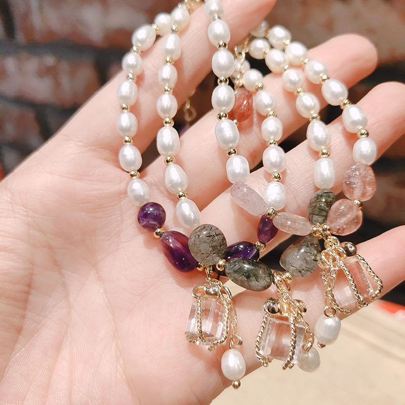 Peach Blossom Baroque Pearl Bracelet