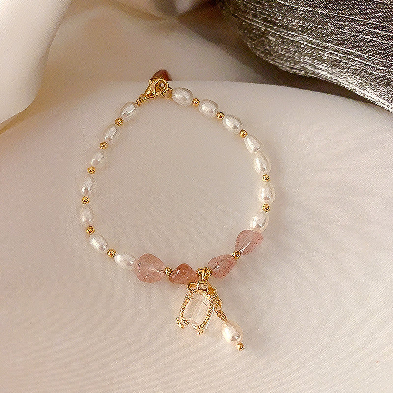 Peach Blossom Baroque Pearl Bracelet