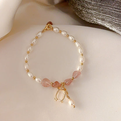 Peach Blossom Baroque Pearl Bracelet