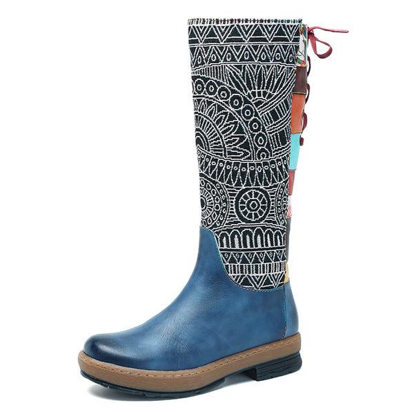 Vintage Mid-calf Boots Women