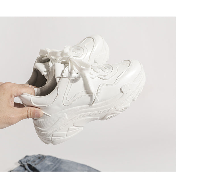 Breathable white shoes