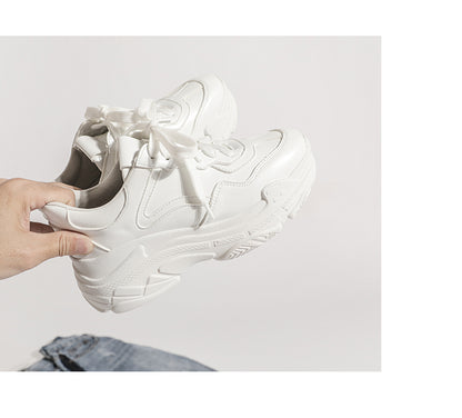 Breathable white shoes