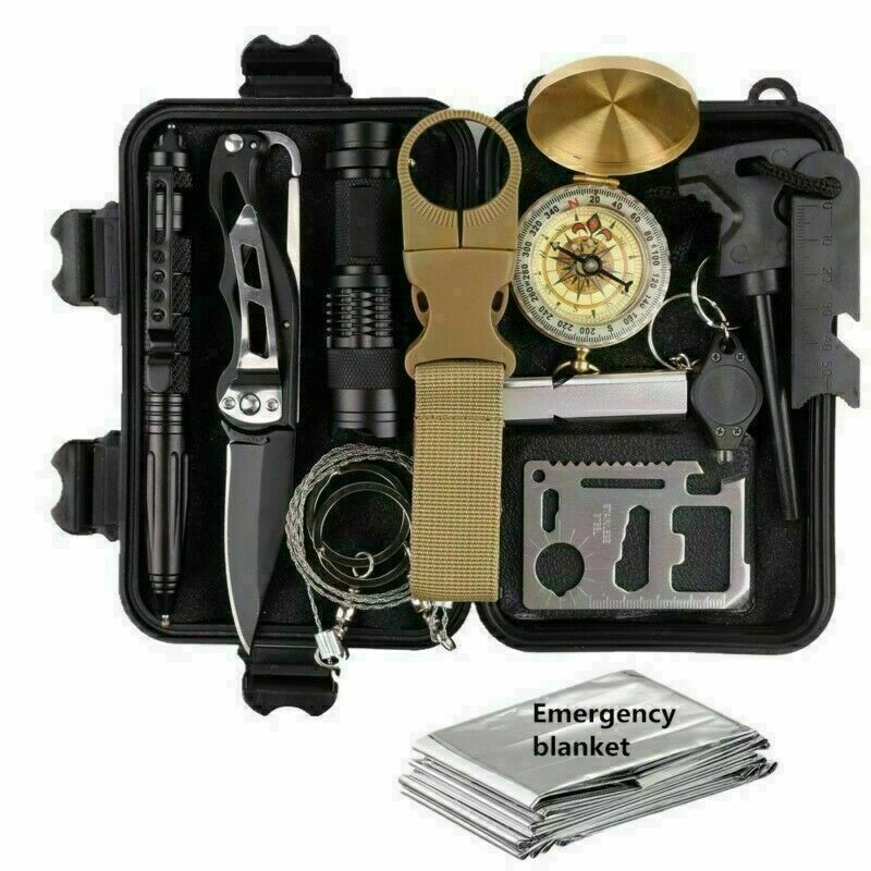 Products 14-In-1 Outdoor Emergency Survival Kit Camping