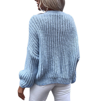 Ladies Round Neck Long Sleeve