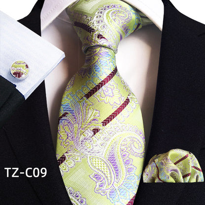 Men's Tie Pocket Towel Cuffs Three Piece Suit
