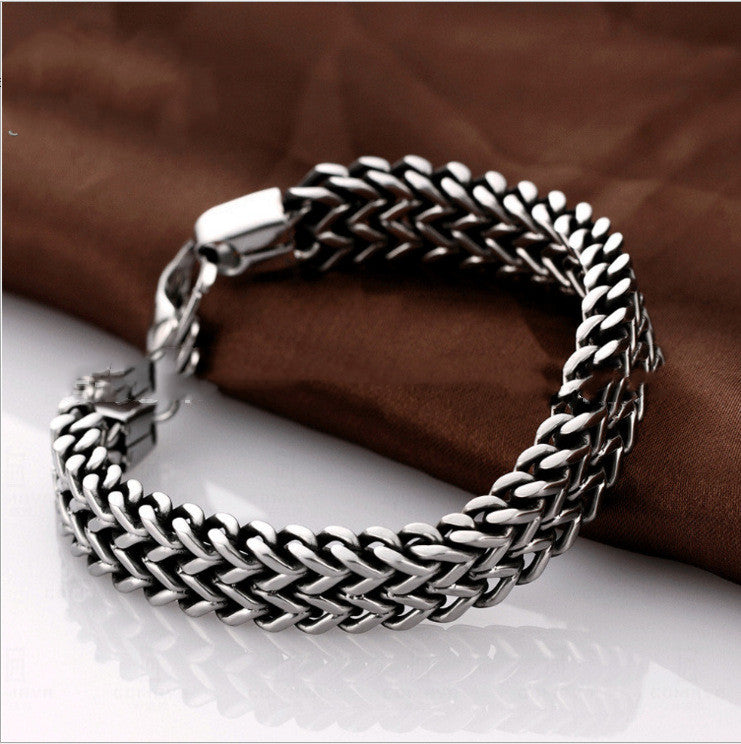 Titanium Steel Bracelet Male