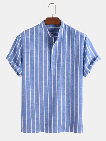 Casual Men's Shirt Short Sleeve