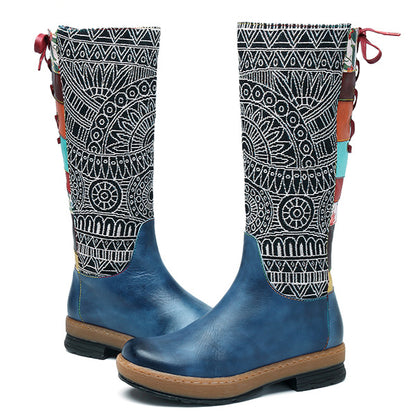 Vintage Mid-calf Boots Women