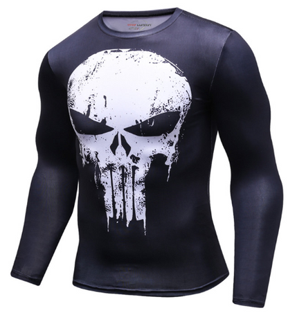 Punisher Men Compression Shirts