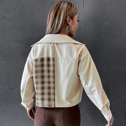 Loose And Casual Single-breasted Lapel Coat