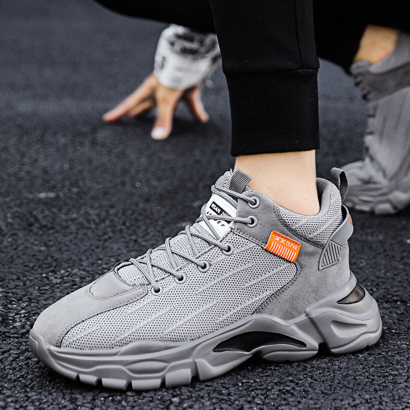 New High-top Flying Woven Sports Men's Shoes