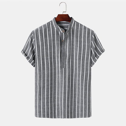 Casual Men's Shirt Short Sleeve