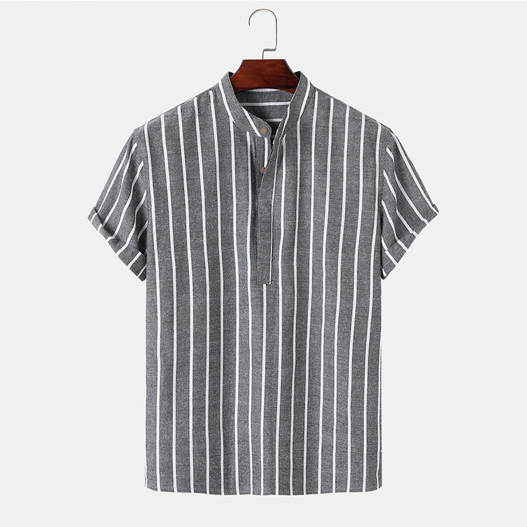 Casual Men's Shirt Short Sleeve