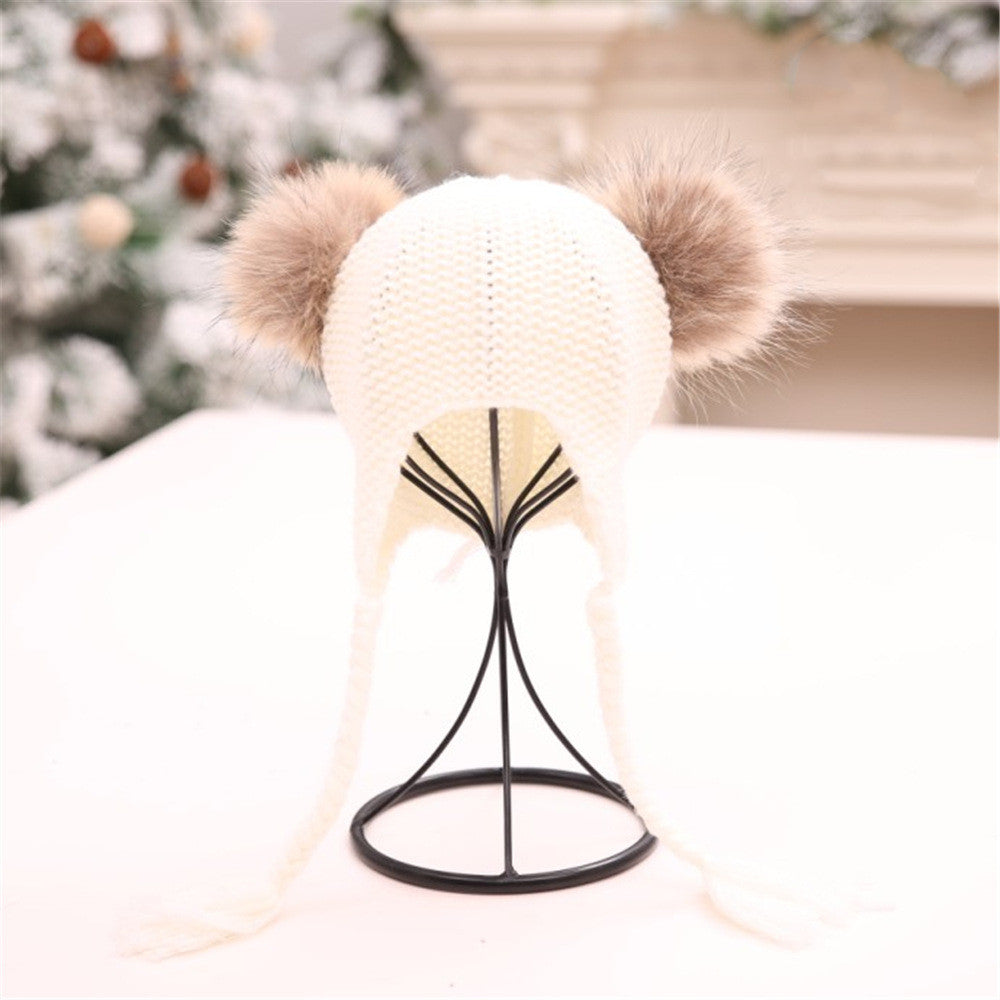 Baby Knitted Hat Keeps Warm