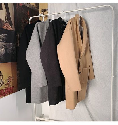 Mid-length Coat Men's Slim