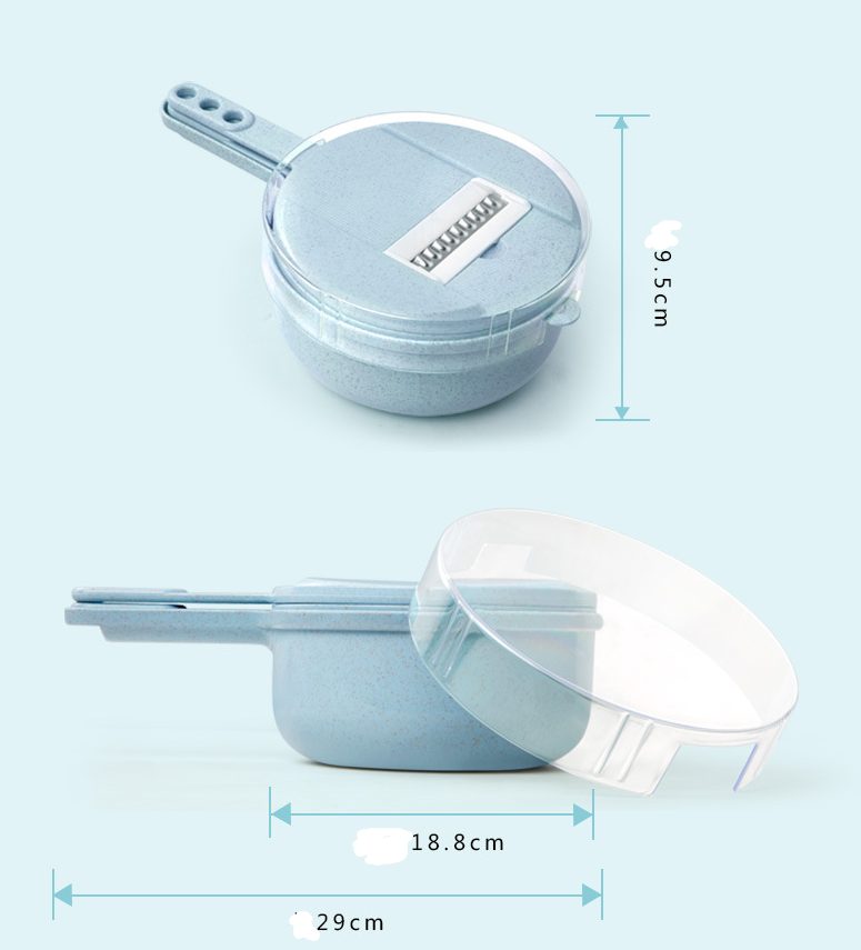 8 In 1 Vegetable Slicer With Strainer Vegetable Cutter