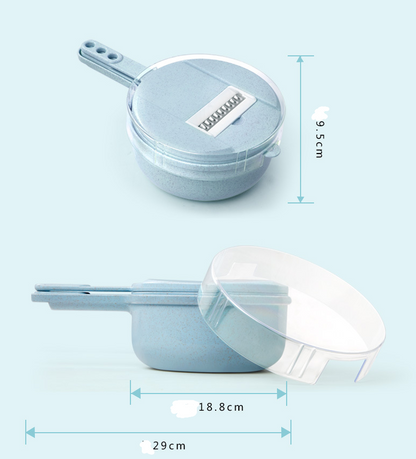 8 In 1 Vegetable Slicer With Strainer Vegetable Cutter