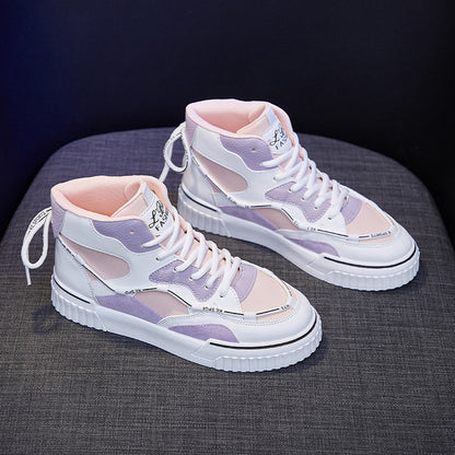 High Top White Shoes Women