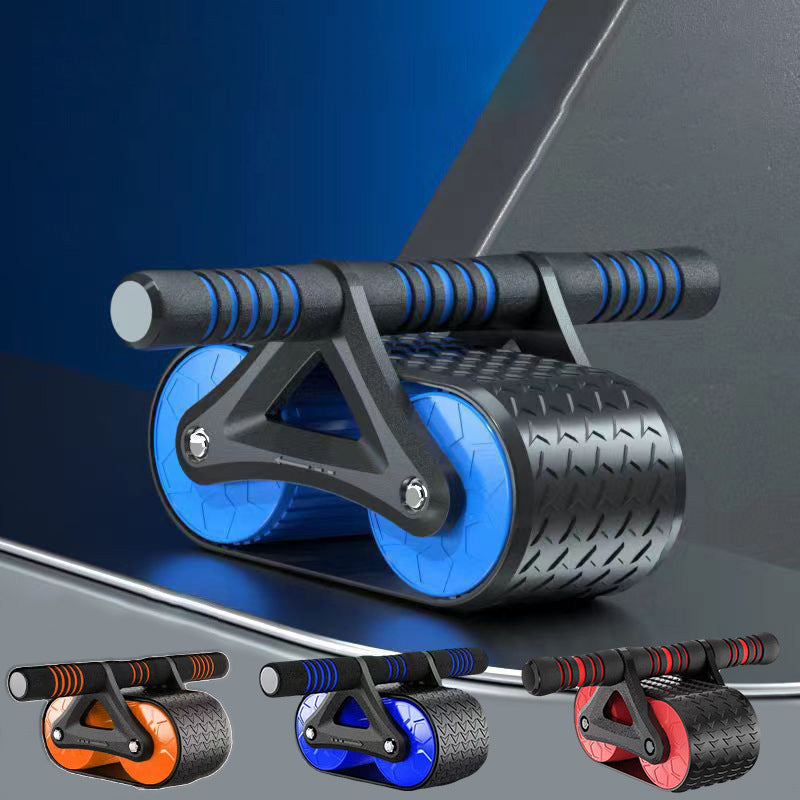 Products Double Wheel Abdominal Exerciser Women Men Automatic Rebound