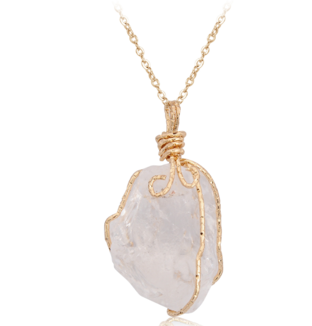Natural stone pendant