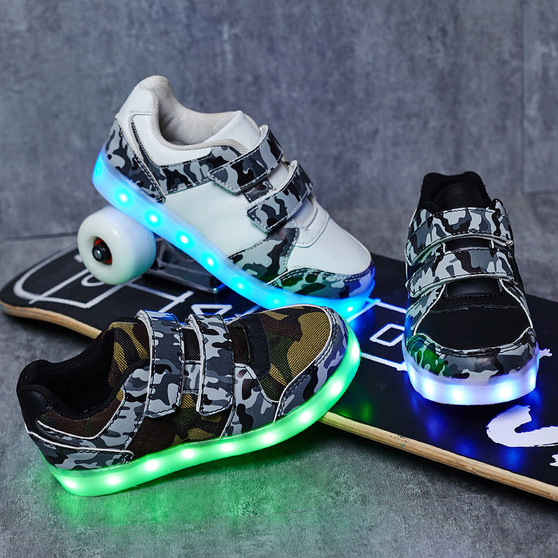 LED light children's shoes