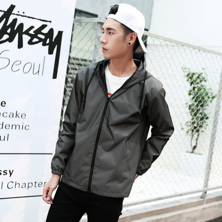 Reflective Jacket Hip Hop